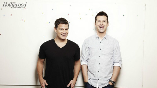 Os atores Sean Hayes e Todd Milliner