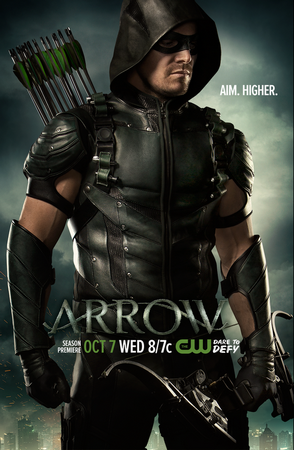 Poster promocional da 4ª temporada de Arrow